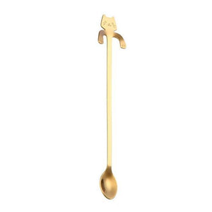 Cute Cat Spoon Long Handle Spoons